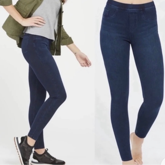 Spanx Jean-ish Leggings Size XL 14/16 - Picture 1 of 11